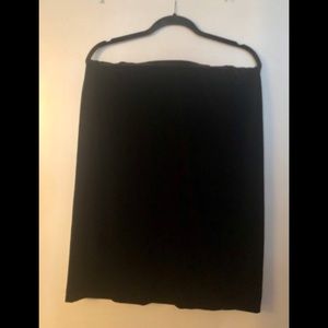 Black Velvet pencil skirt